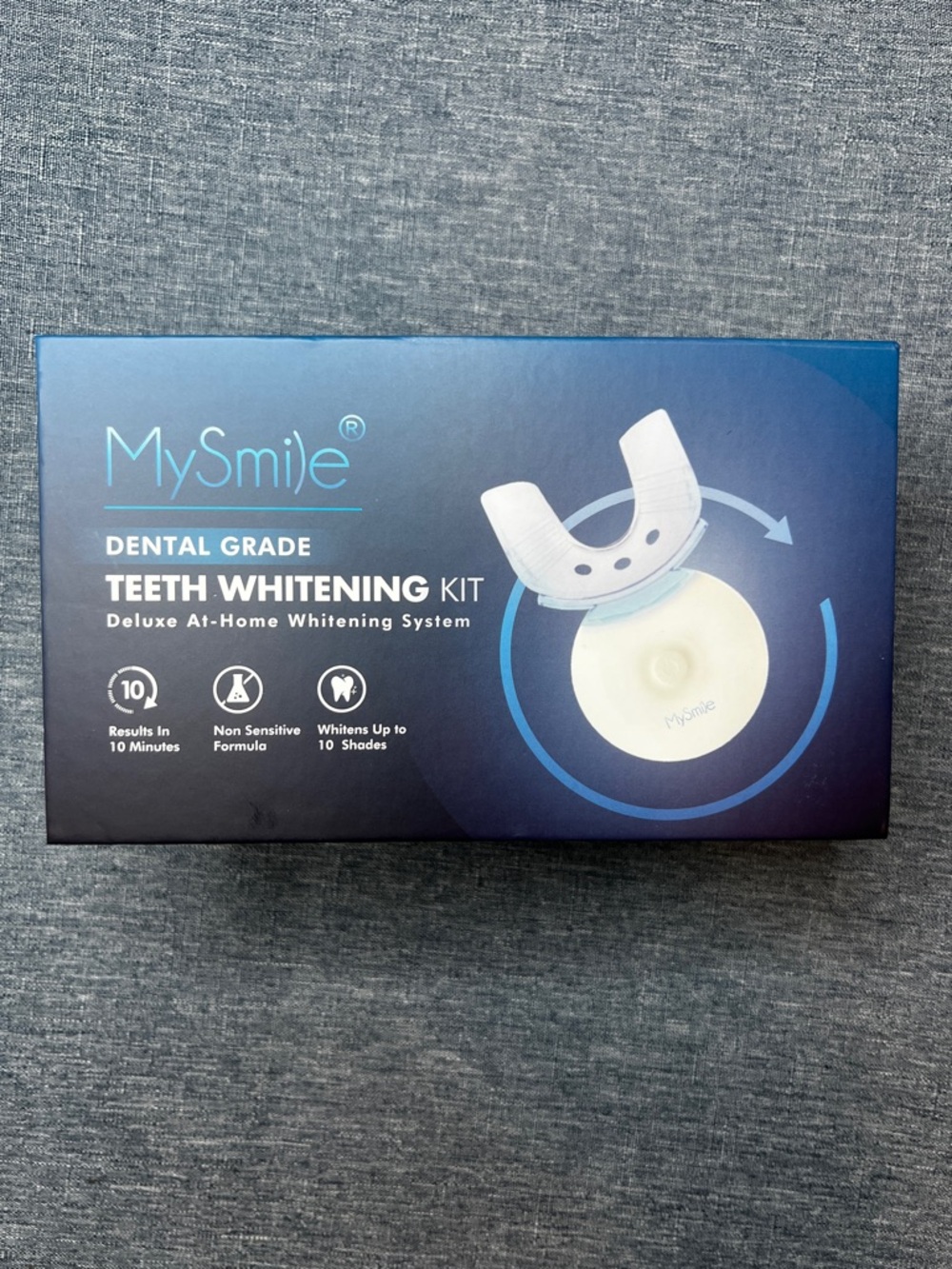 MySmile Teeth Whitening Gel Kit Teeth Whitener W/ LED Light Tray NEW OPENED BOX